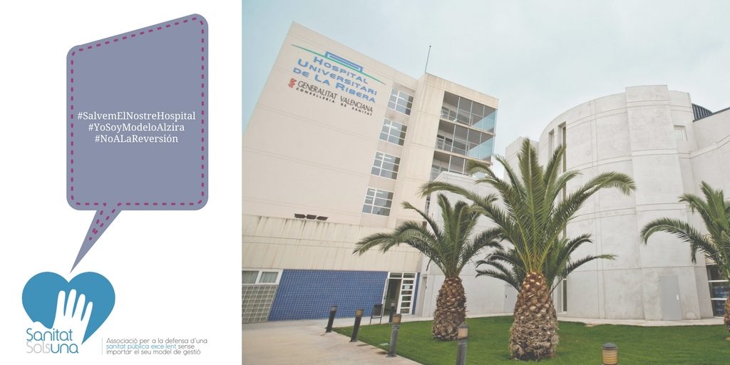 La plantilla del Hospital de la Ribera estudia ya convocar una huelga contra su precariedad laboral